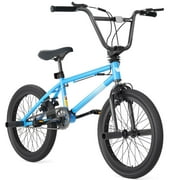 GLAF Freestyle BMX Bike, 18 inch Black Trick Bicycle for Kids Teen and Adults, Carbon Steel Frame Bikes, Ideal for Beginner to Advanced Riders