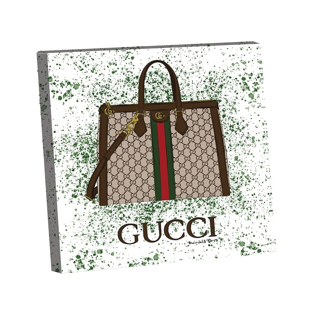 GLAM FASHION PURSE BAG Canvas Artwork - 14"x14" 14 x 14