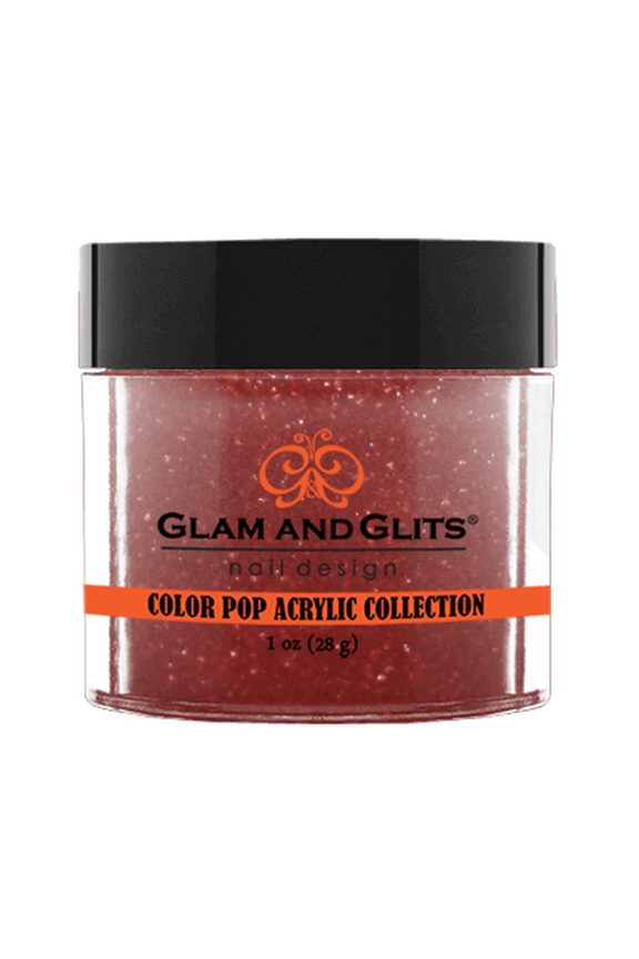 GLAM & GLITS - Nail Acrylic Color Powder From Color Pop collection 1oz/28g Jar - CPA382 BONFIRE