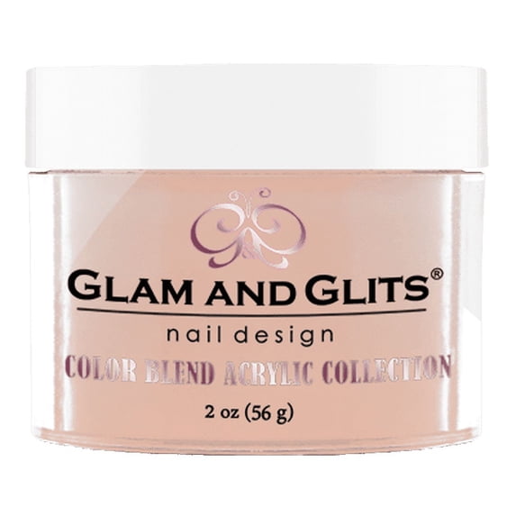 GLAM & GLITS - Nail Acrylic Color Powder from BLEND Collection 2oz/jar - BL3006 Birthday Suit