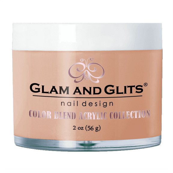 GLAM & GLITS - Nail Acrylic Color Powder from BLEND Collection 2oz/jar - COVER - DARK IVORY - BL3057