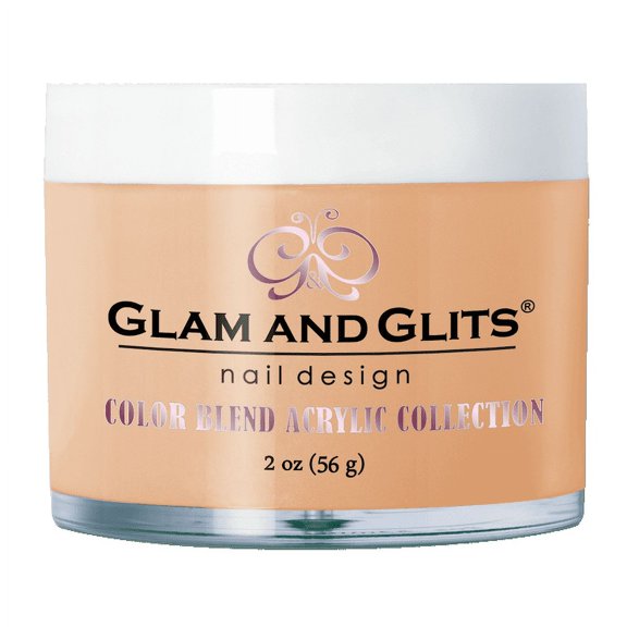 GLAM & GLITS - Nail Acrylic Color Powder from BLEND Collection 2oz/jar - COVER - MEDIUM IVORY - BL3056