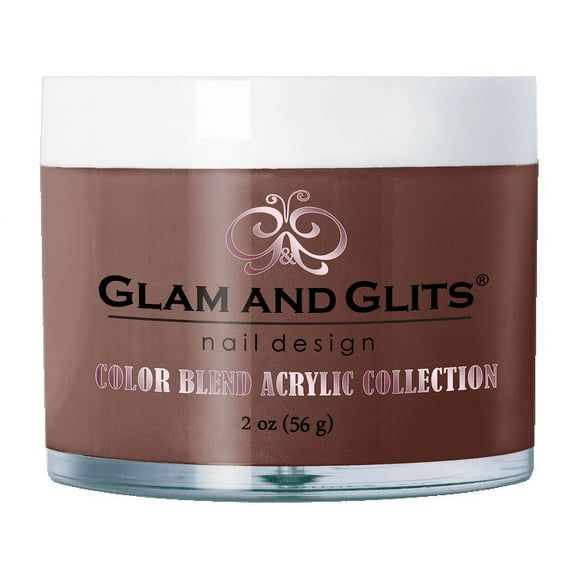 GLAM & GLITS - Nail Acrylic Color Powder from BLEND Collection 2oz/jar - Crimson Crush - BL3085