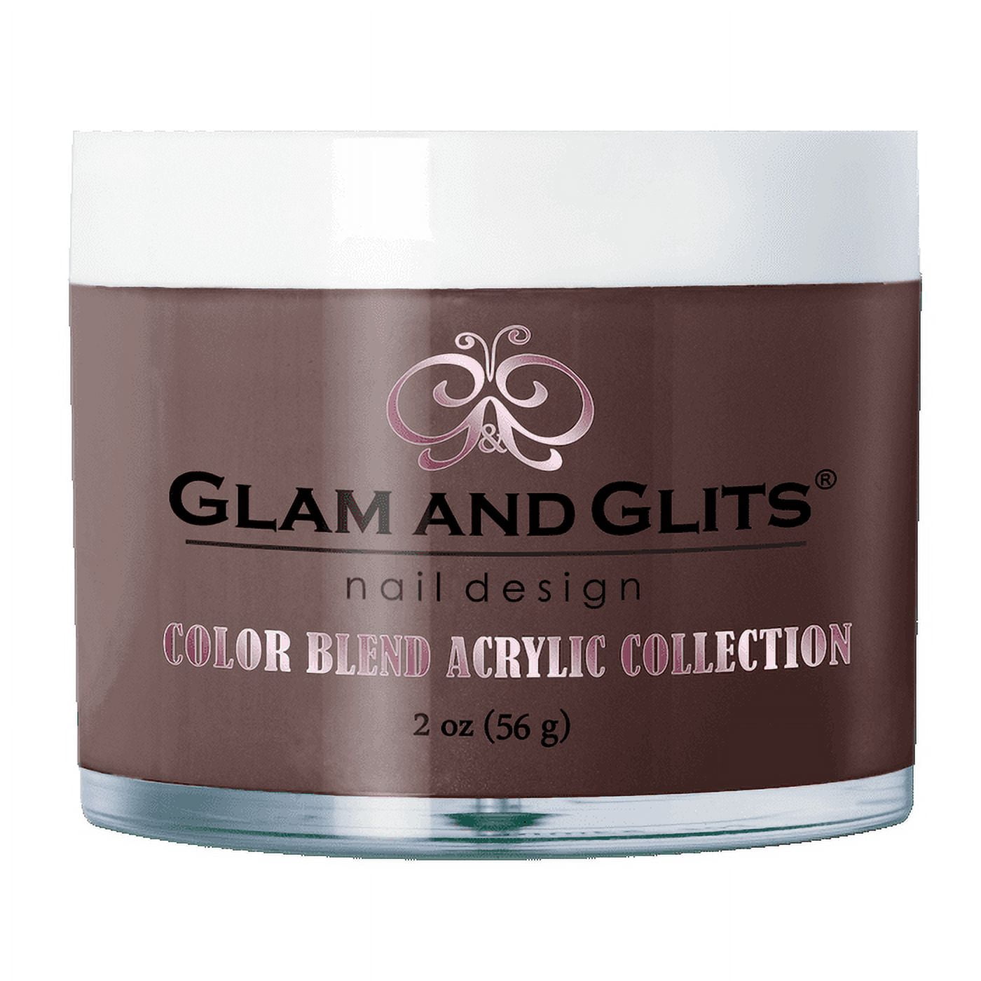 GLAM & GLITS - Nail Acrylic Color Powder from BLEND Collection 2oz/jar - ICONIC - BL3087