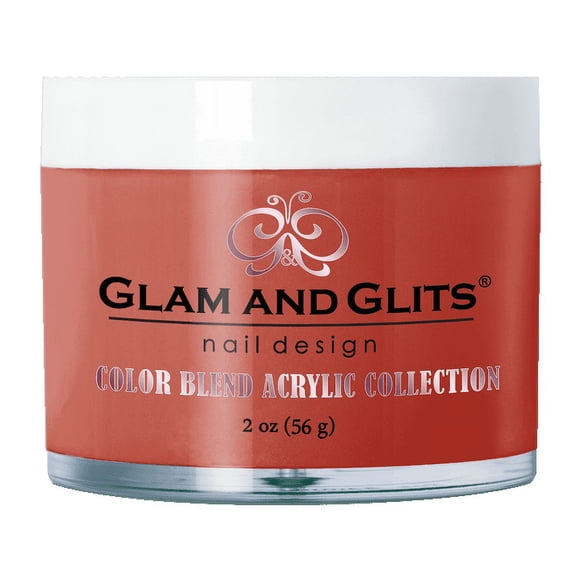 GLAM & GLITS - Nail Acrylic Color Powder from BLEND Collection 2oz/jar - PUMPKIN SPICE - BL3079