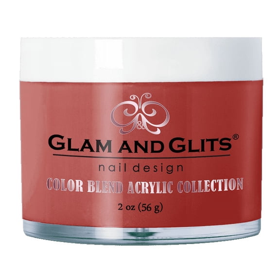 GLAM & GLITS - Nail Acrylic Color Powder from BLEND Collection 2oz/jar - WINE AND DINE - BL3086