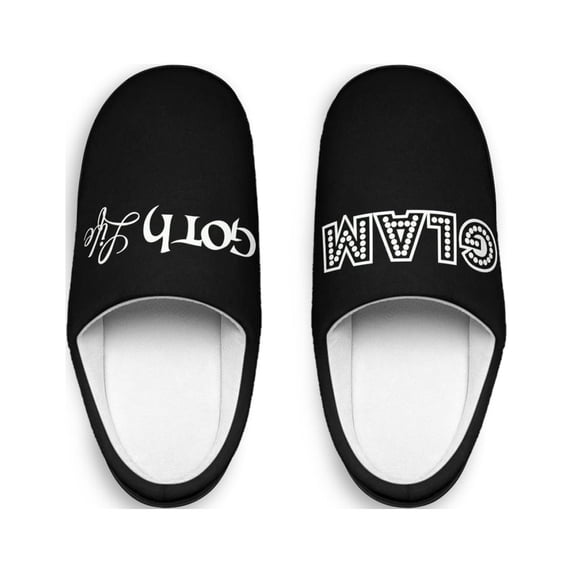 GLAM Goth Life Goddess Indoor Slippers