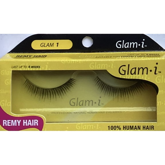 GLAM-i FULL PREMIUM REMY 100% HUMAN HAIR EYELASHES- ( GLAM-1 )