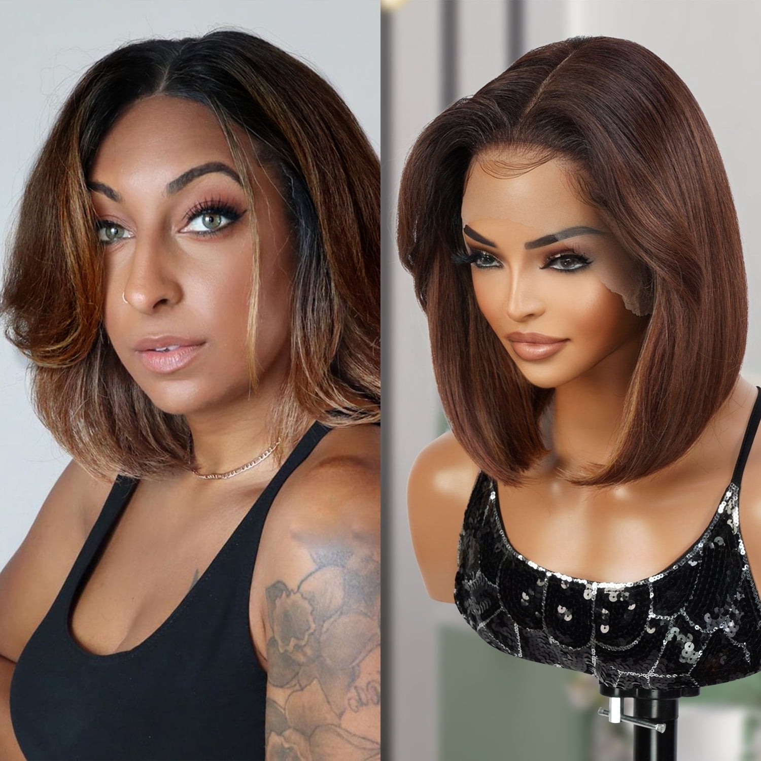 GLAM21USA HD LACE Front Wig 13X6 Transparent Lace Frontal 