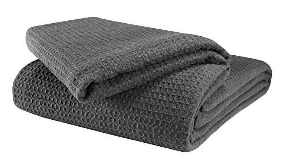 Lands End Cotton Waffle Weave Blanket Walmart