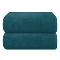 thumbnail image 1 of GLAMBURG 100% Premium Cotton 2 Pack Oversized Bath Towel Set 28x55 inches, Large Bath Towels, Ultra Absorbant Compact Quickdry & Lightweight Towel, Ideal for Gym Travel Camp Pool - Teal, 1 of 6