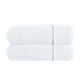 thumbnail image 1 of GLAMBURG 100% Premium Cotton 2 Pack Oversized Bath Towel Set 28x55 inches, Large Bath Towels, Ultra Absorbant Compact Quickdry & Lightweight Towel, Ideal for Gym Travel Camp Pool - White, 1 of 6