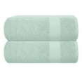 thumbnail image 1 of GLAMBURG Premium Cotton Oversized 2 Pack Bath Sheet 35x70 - 100% Pure Cotton - Ideal for Everyday use - Ultra Soft & Highly Absorbent - Machine Washable – Sea Green, 1 of 6