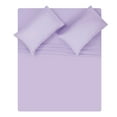 thumbnail image 1 of GLAMBURG Queen Sheet Set - Double Brushed Microfiber Bedding Set Queen, 4 Piece Deep Pocket Queen Sheet - Ultra Soft, Easy-Fit, Wrinkle Free, Quick Dry, Easy Care Queen Sheets - Purple, 1 of 5
