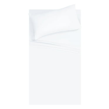 GLAMBURG Twin XL Sheet Set - Double Brushed Microfiber Twin XL Bedding Set, 3 Piece Deep Pocket Twin XL Sheet - Ultra Soft, Easy-Fit, Wrinkle Free, Quick Dry, Easy Care Twin XL Sheets - White