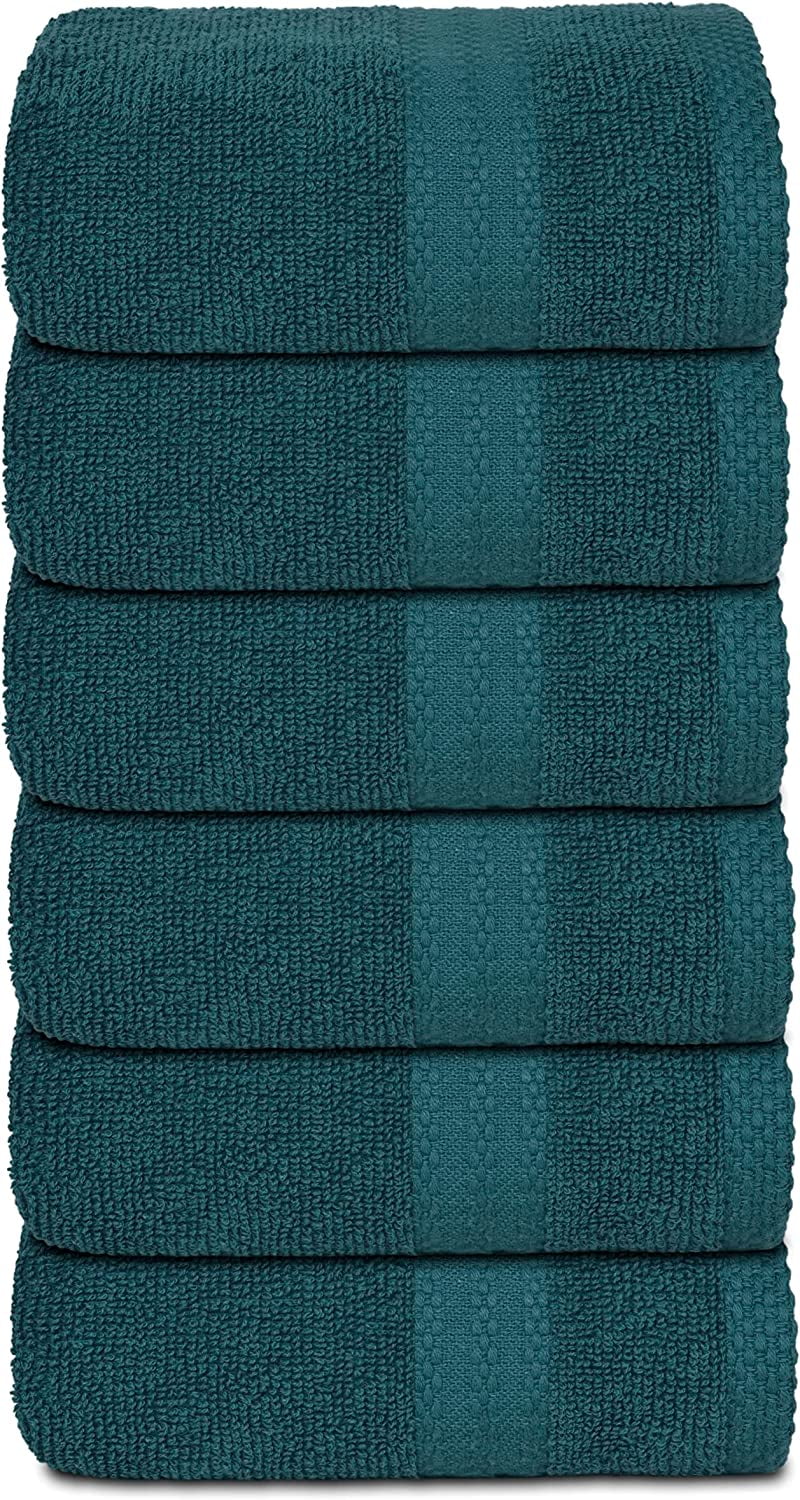 new 6-piece Nestwell™ Hygro 100% Cotton Towel Set in Arona Blue