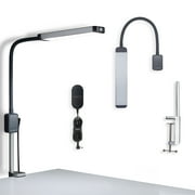 GLAMCOR Reveal Light Kit for Lash Extensions, Manicure and Pedicure, Light with Table Mount Clamp Gray