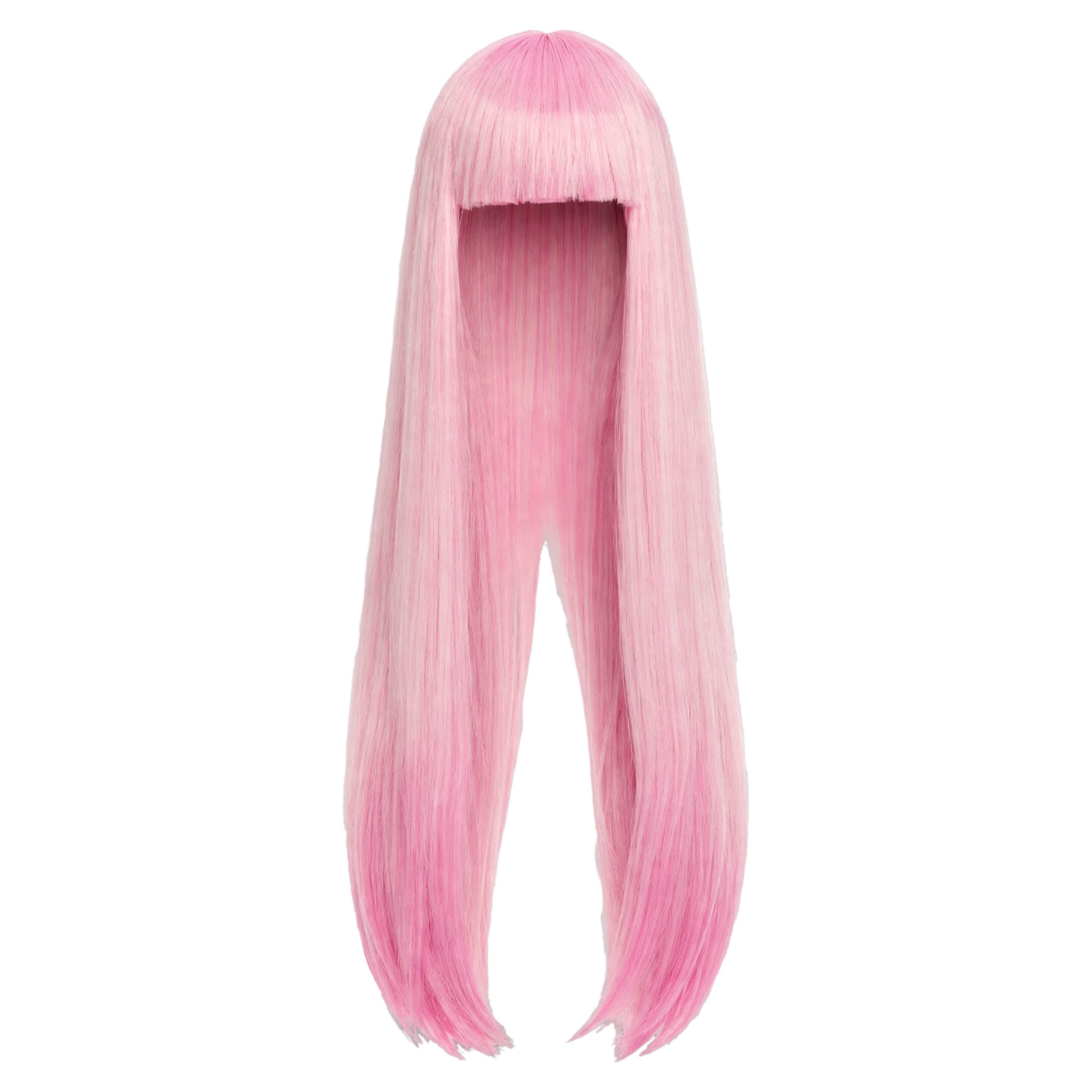 Glamorama Wig Costume Accessory for Adults, Pink, Halloween by Way To Celebrate