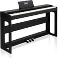 thumbnail image 1 of GLARRY Digital Piano 88-Key Home Full Weighted Hammer Heavy Action Digital Piano for All Experience Levels, Beginer, Portable Electric Keyboards Piano, Triple Pedals (Black), 1 of 6
