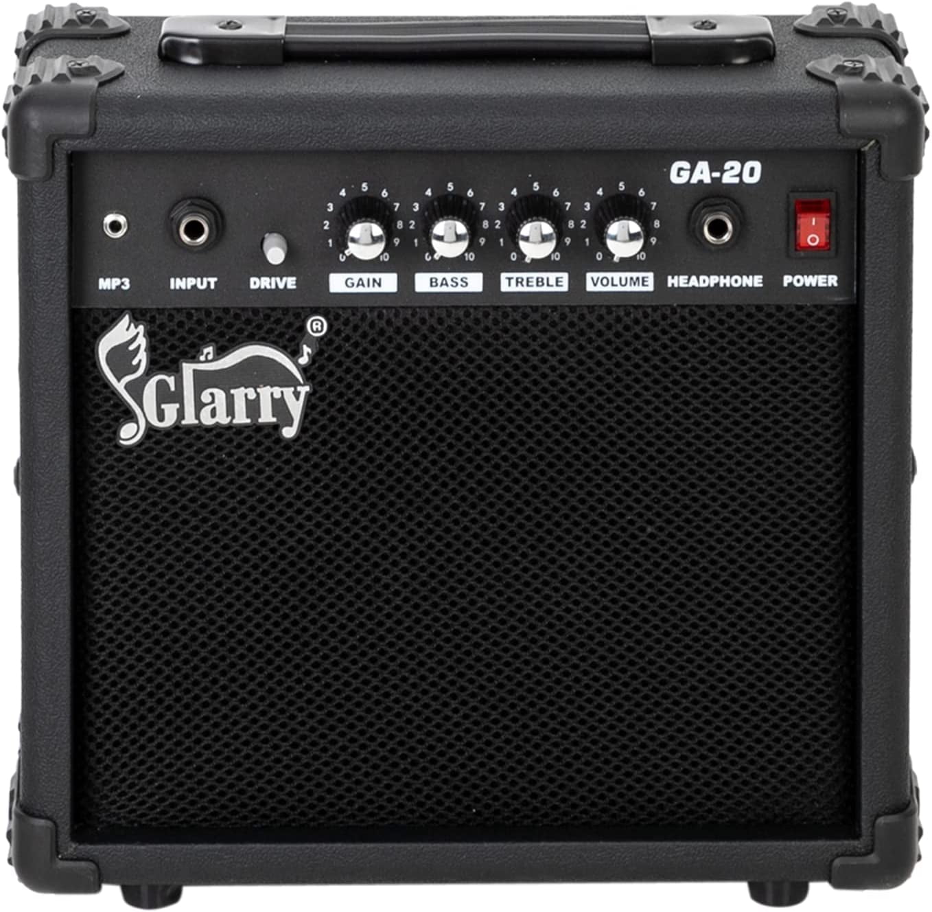 GLARRY Electric Guitar Amp, Portable Guitar Tube Amp with Headphone MP3