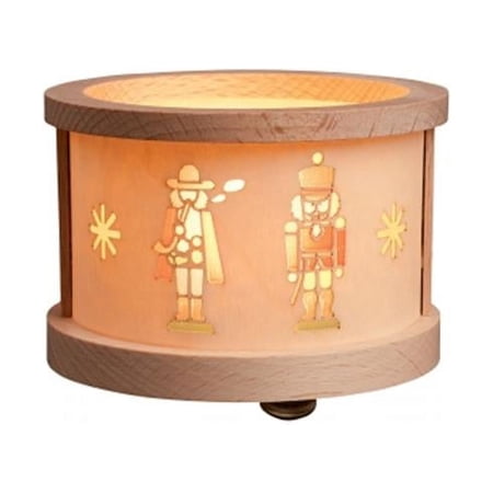 GLAS Richard Glaesser Tea light Luminary - Smoking Man - Natural Wood