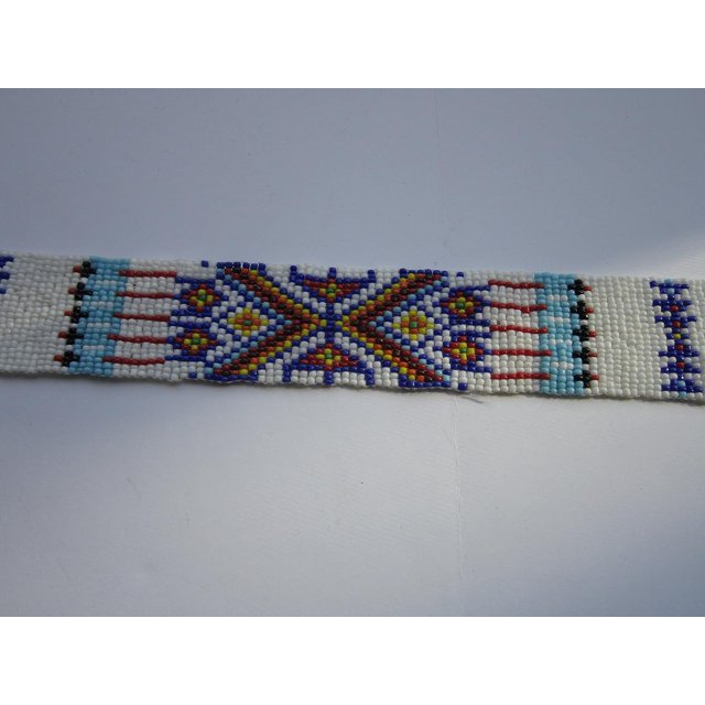 GLASS BEADED STRIPS 3 SIZES BEADWORK TRIBAL CRAFTS POW REGALIA S3 (20 x