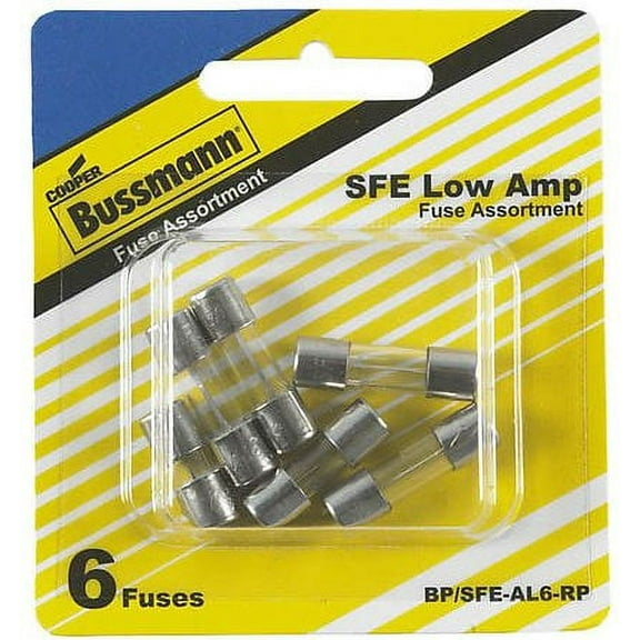 GLASS FUSE ASST-LOW AMP-6/CARD