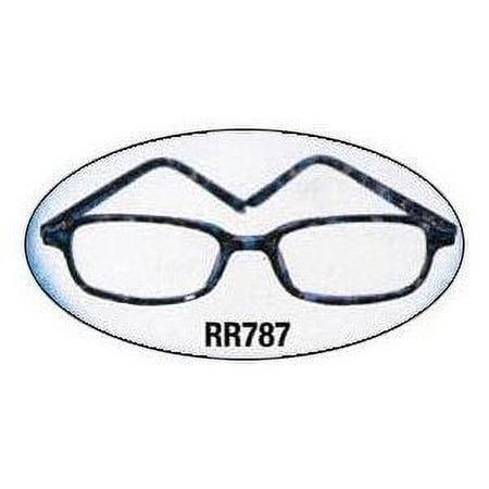 GLASSES-READING 3.00PWR KPP , GOLD, ROUND, METAL