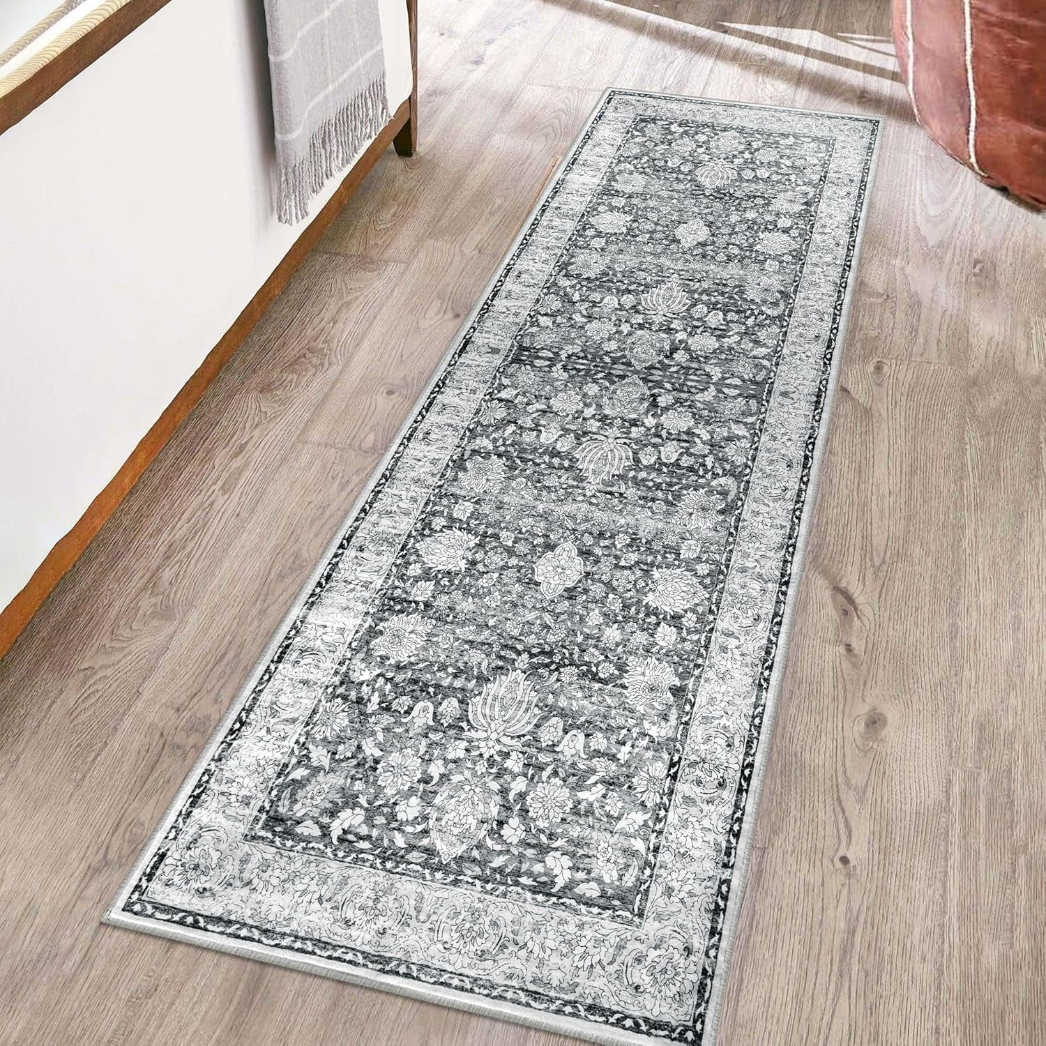 GLATTICE Runner Rug 2x8 Kitchen Runners Vintage Washable Non Skid