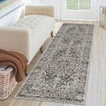 thumbnail image 1 of GLATTICE Runner Rug 2x6 Tan Vintage Floral Rug Boho Rug Runner Non-Slip Washable Kitchen Runner Soft Printed Retro Flower Carpet Runner for Bedroom Laundry Entryway, 1 of 9