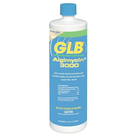 GLB Algimycin 3000 Algaecide Kills Green, Yellow, & Black Algae in Swimming Pool