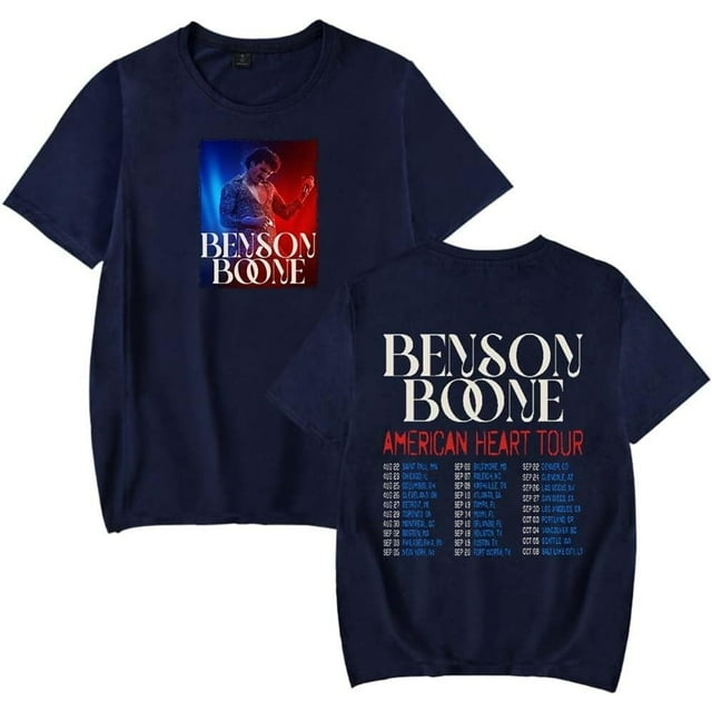 GLB Benson Boone American Heart Tour 2025 Merch Unisex Short Sleeve GLB Benson Boone American Heart Tour 2025 Merch Unisex Short Sleeve