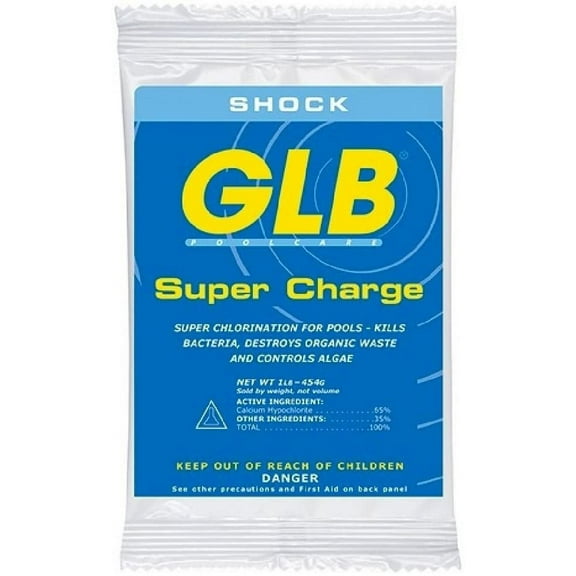 GLB Pool and Spa Products GLB71428A Calcium-Hypochlorite Super Charge Shock