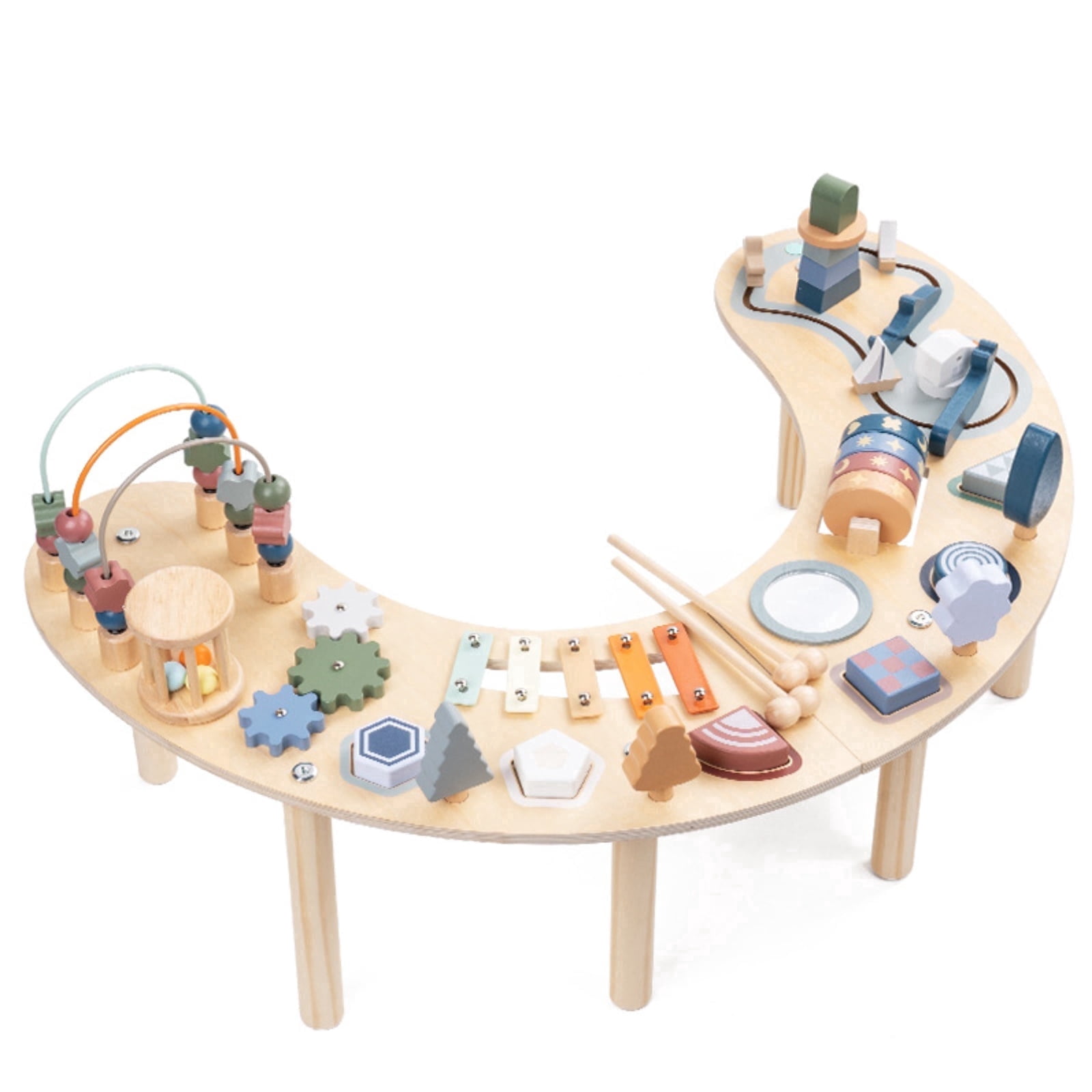 Snesory Table GLCforever Montessori Activity Table for 1-3 Year Old | Busy Board ...