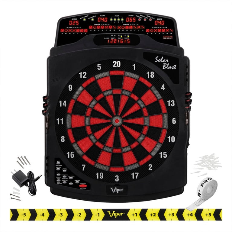 GLD Viper Solar Blast Electronic Home Wall Dart Board with 43