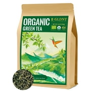 GLDNT Organic Green Tea, Loose Leaf, High Mountain, Smooth & Delicate Flavor, Caffeinated, 16oz