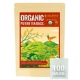 thumbnail image 1 of GLDNT Organic Pu-erh Tea Bags, Fermented Yunnan Dark Tea, Bold & Mellow Flavor, Caffeinated, 100 Count, 1 of 6