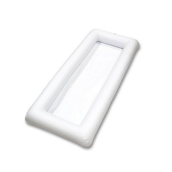 GLDZI Inflatable Ice Container Summer Party Pool Toys & Floats, White, 51"