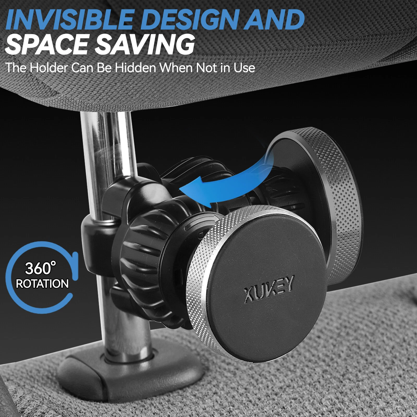 Gleam Tablet GLEAM- Magnetic Car Headrest Ipad Tablet Phone Mount Hook Holder Back ...