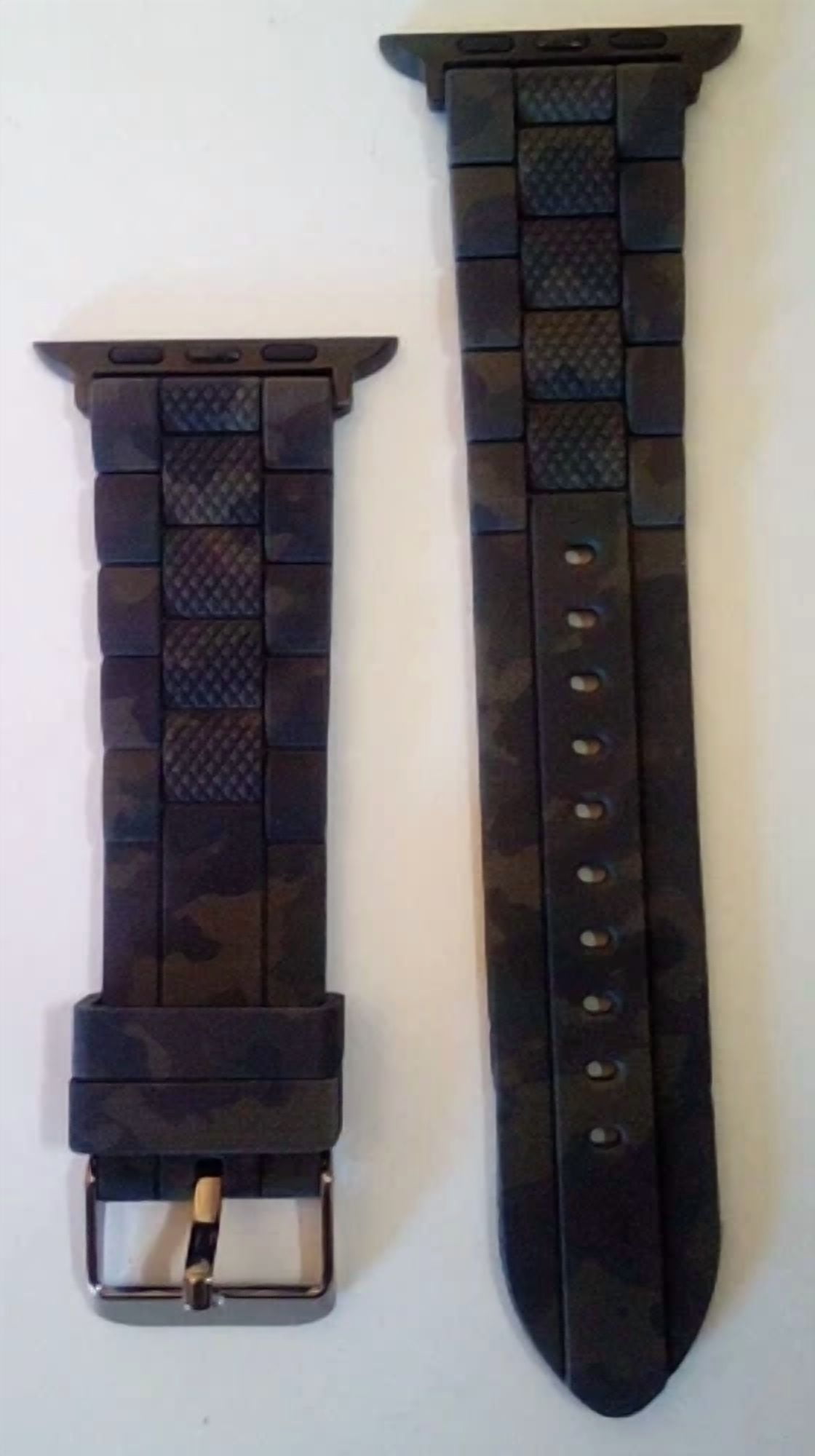 GLEAM- Watch Band For Apple Watch 42Mm 44Mm Green Camouflage