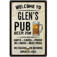 thumbnail image 1 of GLEN'S Pub Sign Vintage Man Cave Bar 16 x 24 Matte Finish Metal 116240028191, 1 of 1