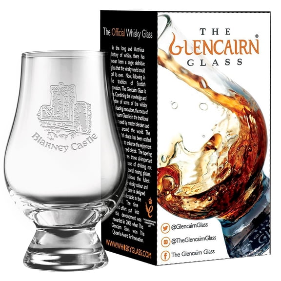 GLENCAIRN BLARNEY CASTLE SCOTCH MALT WHISKY TASTING GLASS