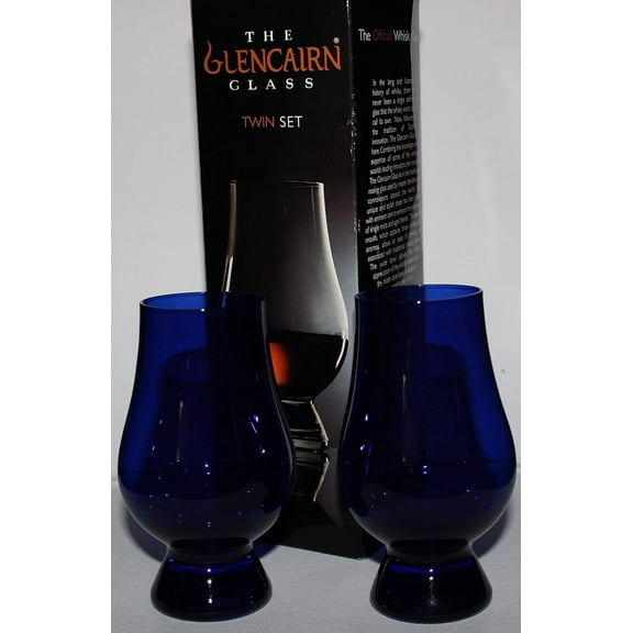 GLENCAIRN BLUE WHISKY GLASS, SET OF 2 IN TWIN GIFT CARTON
