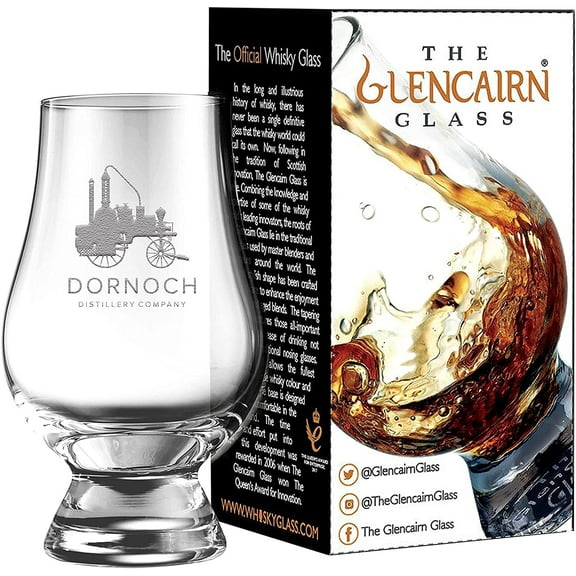 Glencairn Dornoch Logo Branded Whisky Glass