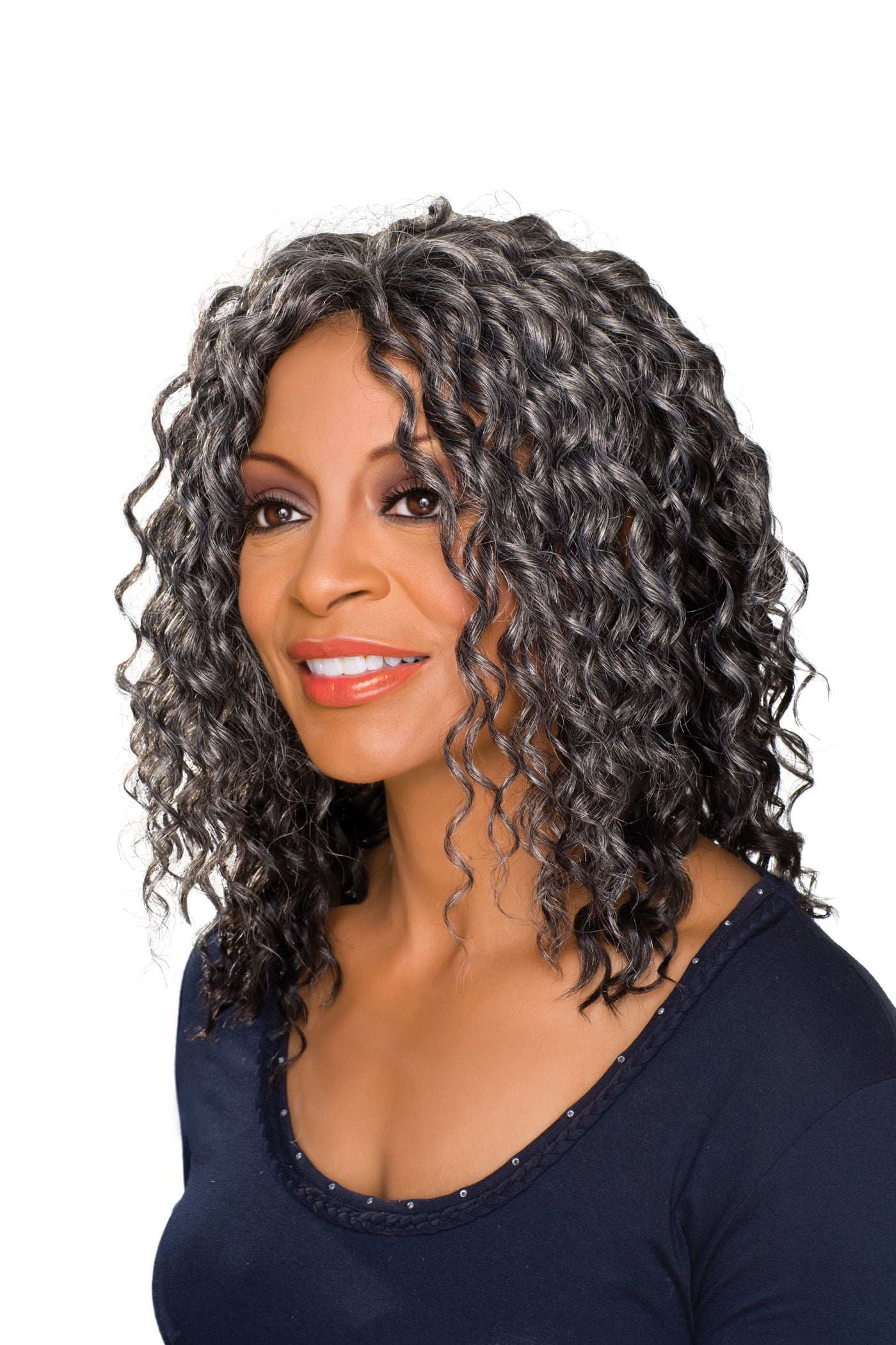GLENDA (Foxy Silver) - Synthetic Mono Front Half Wig in F1B30