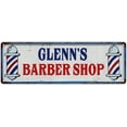 thumbnail image 1 of GLENN'S Barber Shop Hair Salon Metal Sign Retro 6x18 106180031194, 1 of 1