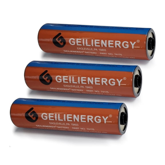 GLESOURCE 3.7V Rechargeable Battery Lithium-ion Compatible with Strion Flashlight(3 PCS)