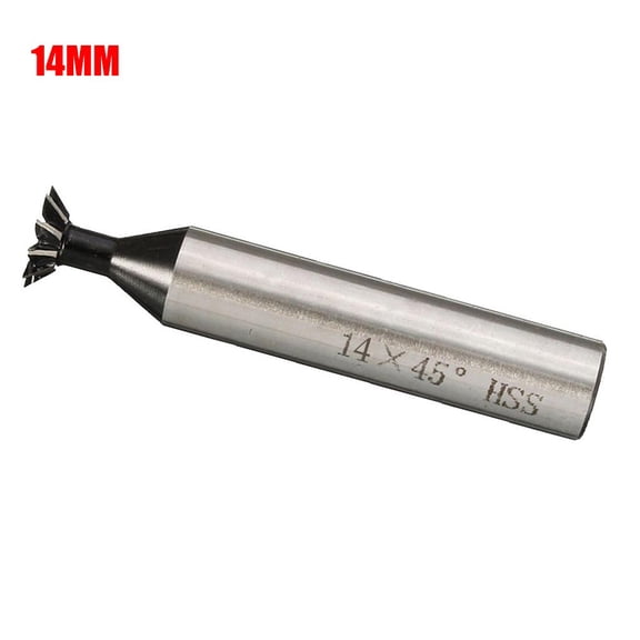 GLFILL 10-35Mm 45 Degree High Speed Steel Dovetail Cutter End Mill Milling Hss Tool