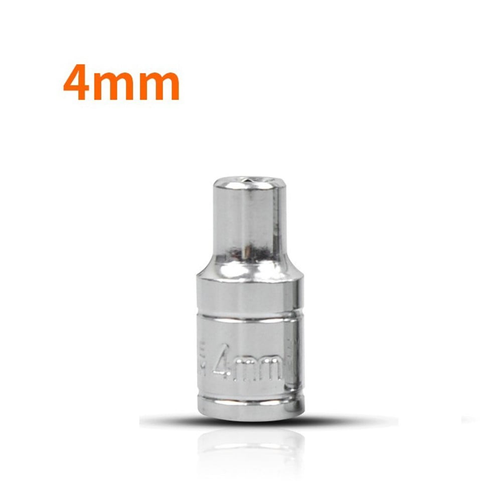 GLFILL 1Pc 1/4 Socket Wrench Head Sleeve Hand Tools Auto Repair Removal Tool 414 Mm