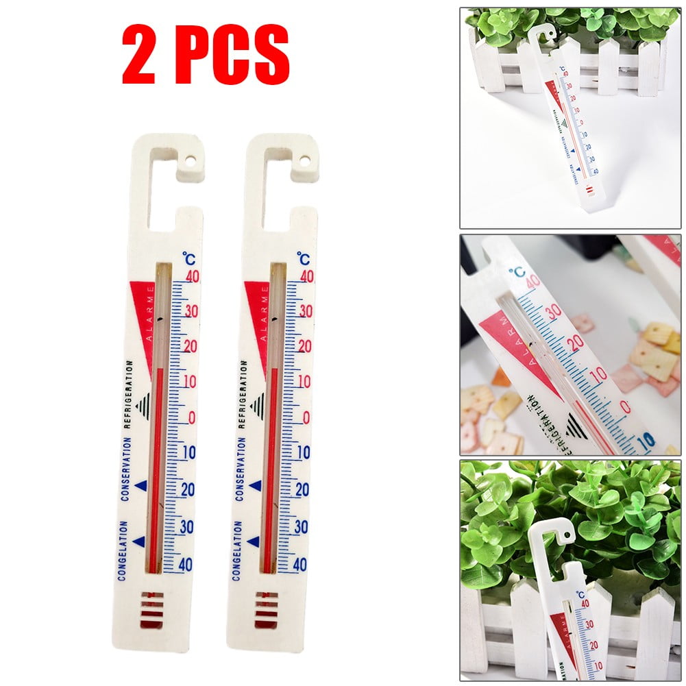 GLFILL 2pcs Can be Hung Thermometer Fridge Thermometer Freezer